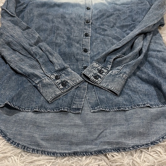 Wash Lab Denim Fog Button Up Shirt - Picture 2 of 7